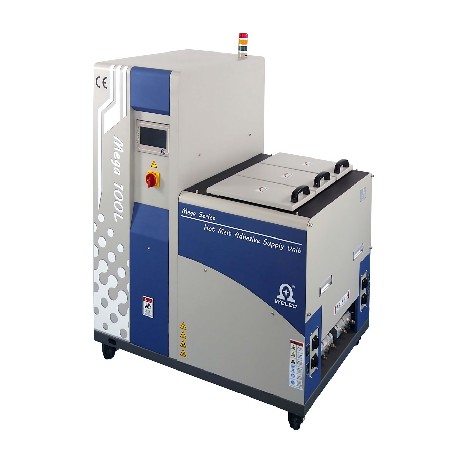 Mega 高容量高精度計量泵觸膜控制熱熔膠機