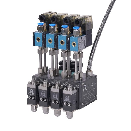 EM-R 轉動(dòng)式間距噴膠應用